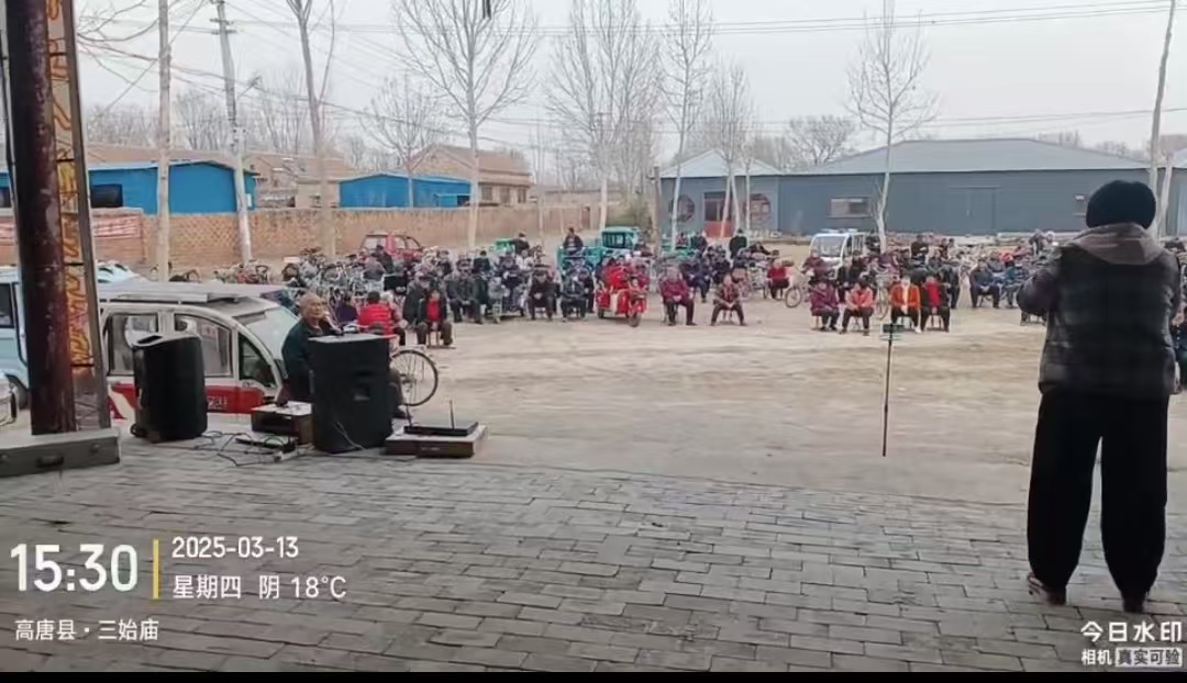 高唐县清平镇开展“我们的中国梦  文化进万家  一村一年一场戏”惠民演出