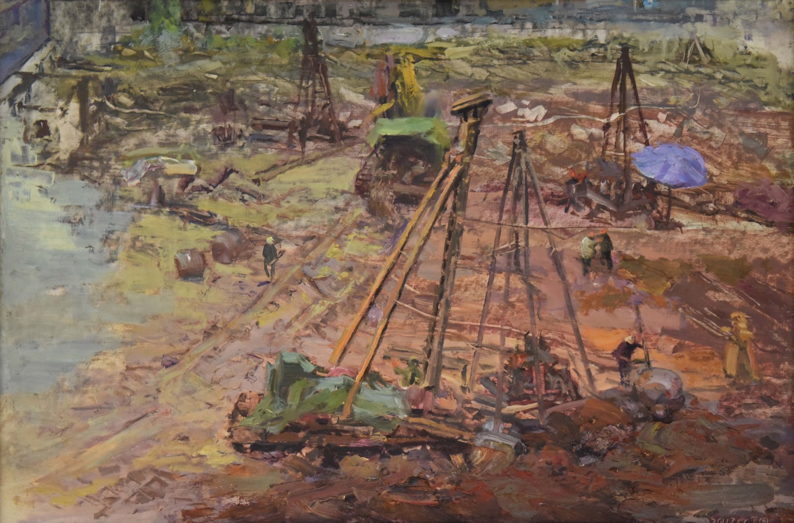 劳动者的乐章_油画_2017