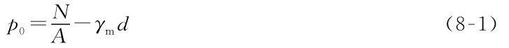 p0=NA-γmd（8-1）