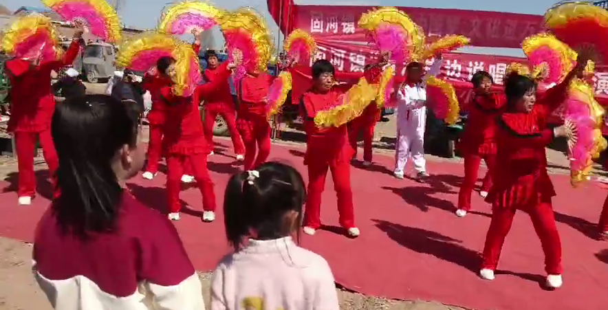 聊城市高唐县固河镇开展我们的中国梦文化进万家等文化汇演活动