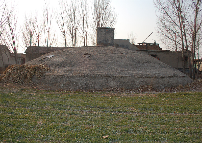004晏城侵华日军飞机场旧址4号飞机库