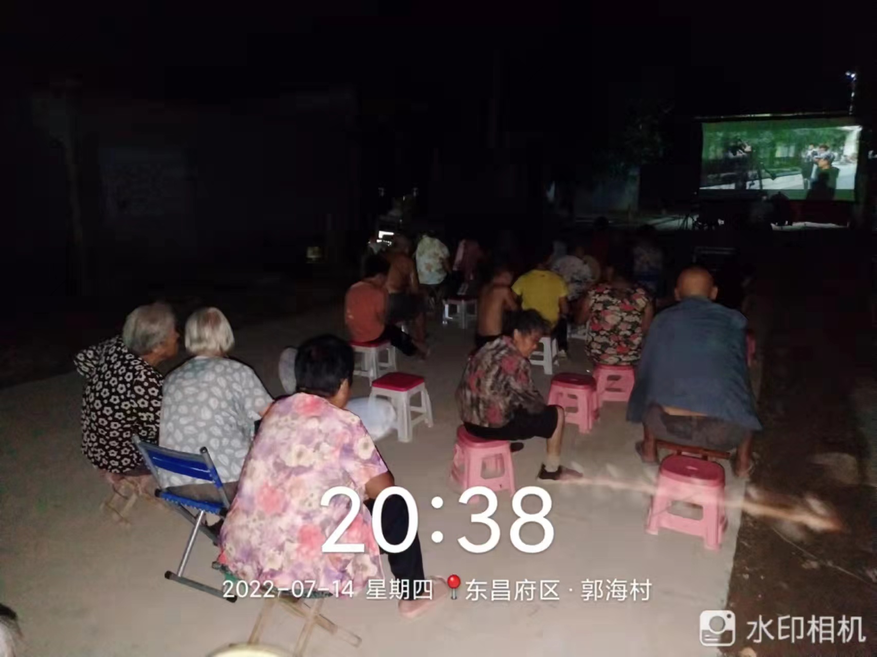 【度假区】度假区农村公益电影放映走进李海务街道郭海村