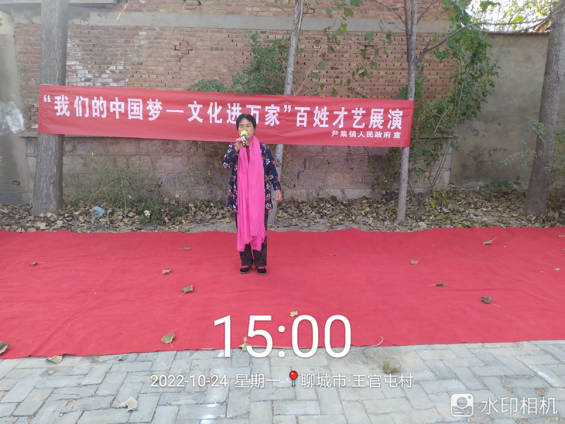 【高唐县】尹集镇王官屯村组织“我们的中国梦文化进万家”文艺巡演活动