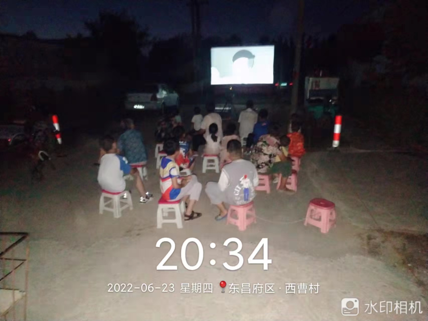 【度假区】度假区农村公益电影放映走进李海务街道西曹村