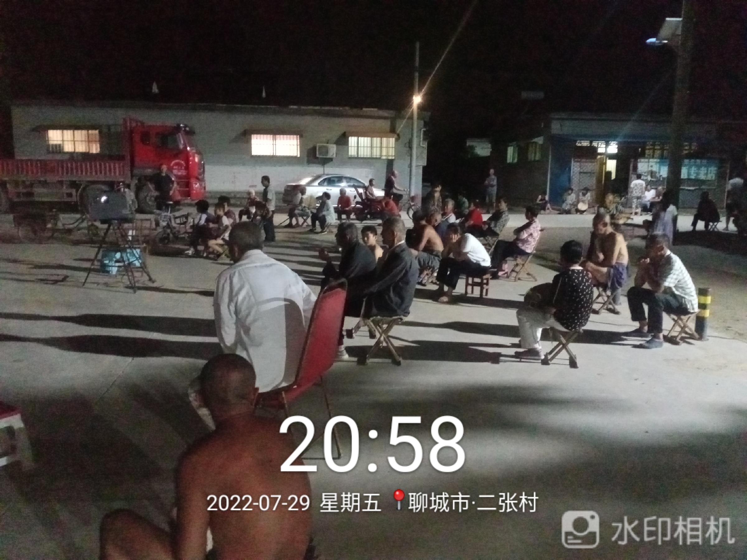 【度假区】度假区农村公益电影放映走进朱老庄镇二张村