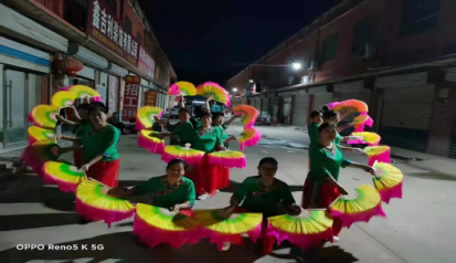 【莘县】张寨镇广场舞团队演出 