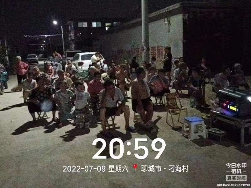 【度假区】度假区农村公益电影放映走进于集镇刁海村