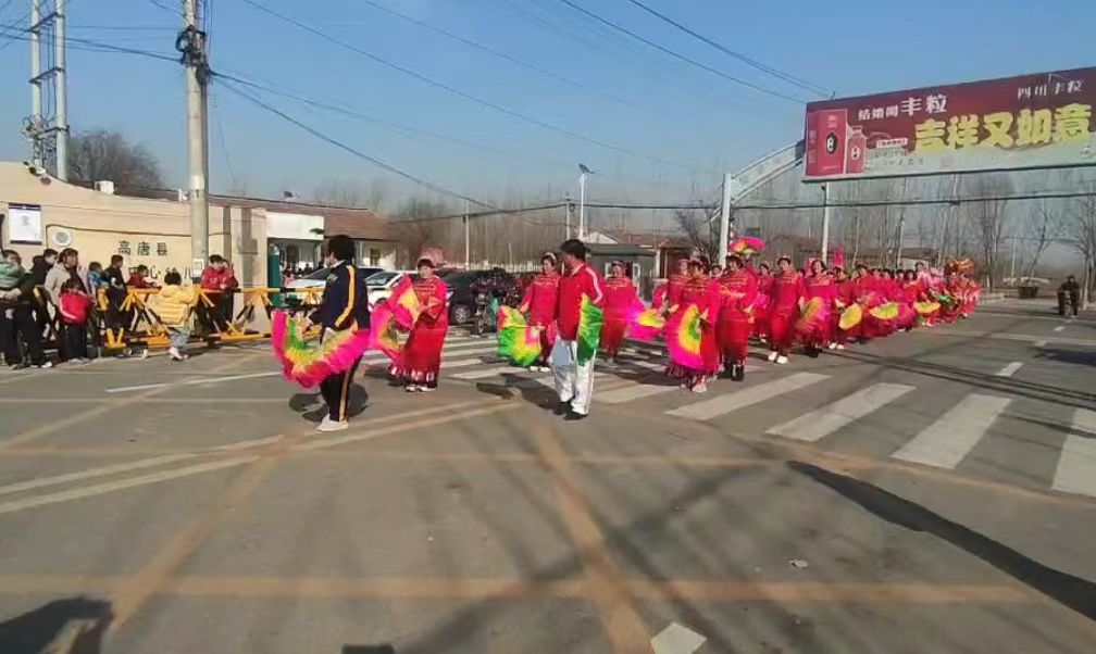 聊城市高唐县固河镇开展我们的中国梦文化进万家等文化汇演活动