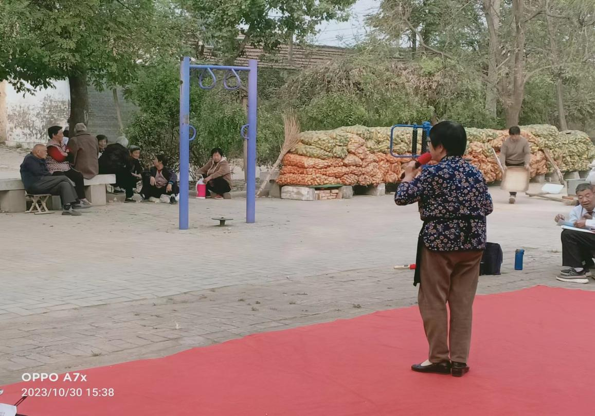 我们的中国梦文化进万家高唐县2023年鱼邱湖街道一村一年一场戏文艺展演活动