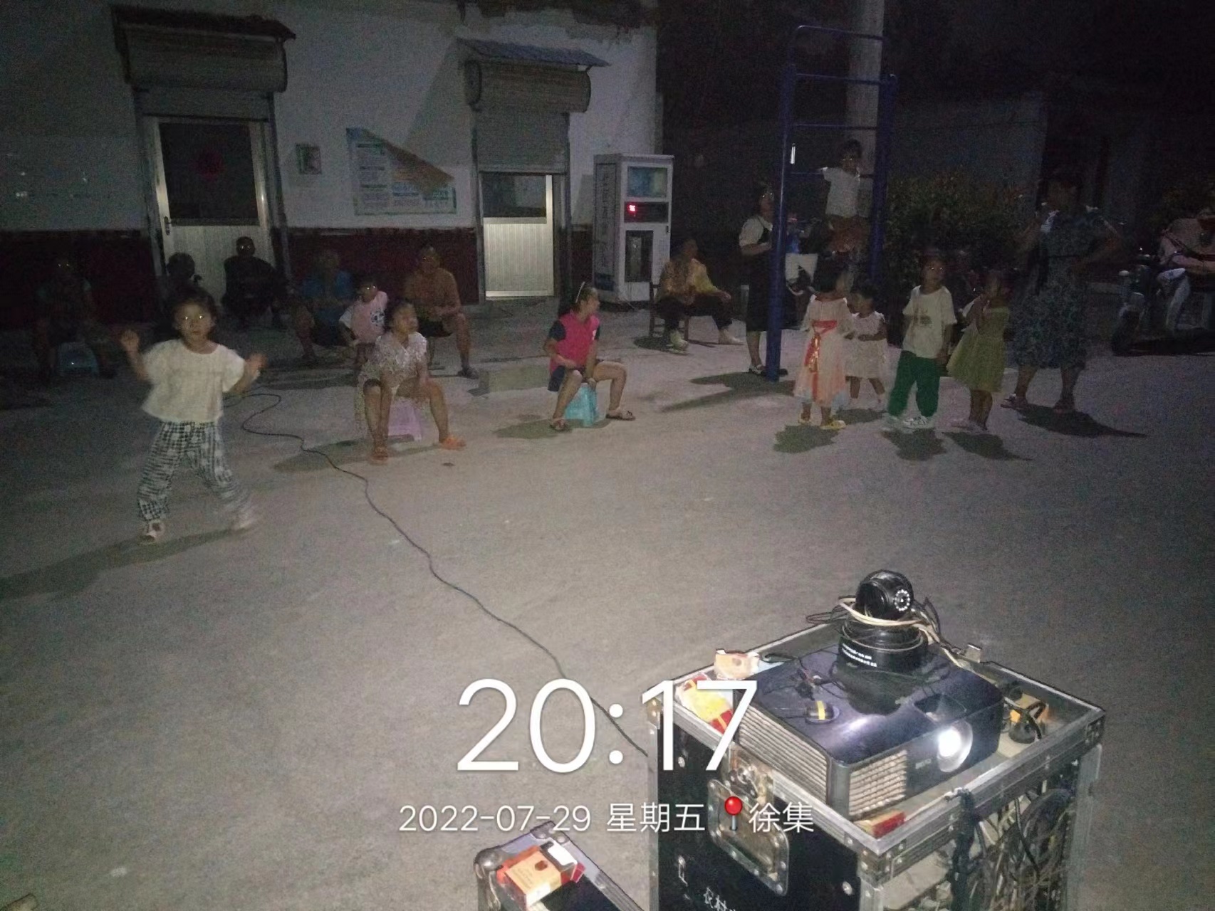【度假区】度假区农村公益电影放映走进朱老庄镇徐集村