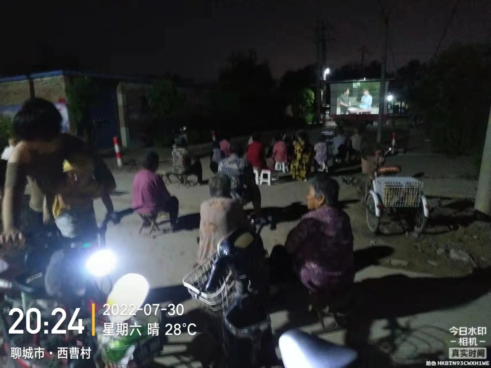 【度假区】度假区农村公益电影放映走进李海务街道西曹村
