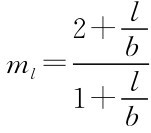 ml=2+l b 1+l b