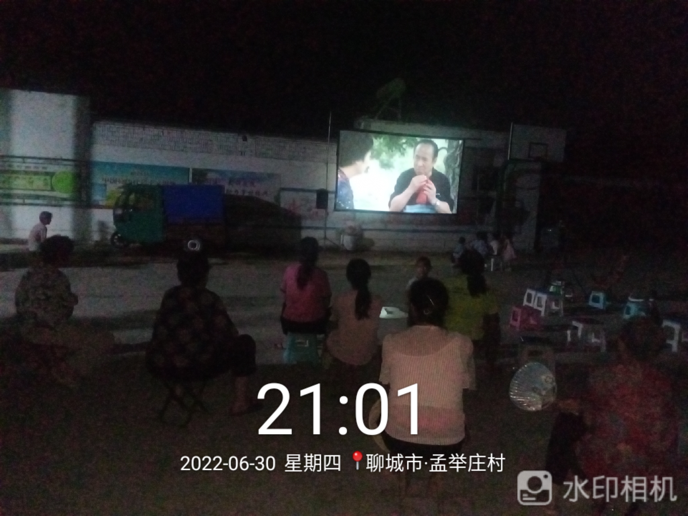 【度假区】度假区农村公益电影放映走进朱老庄镇孟庄村