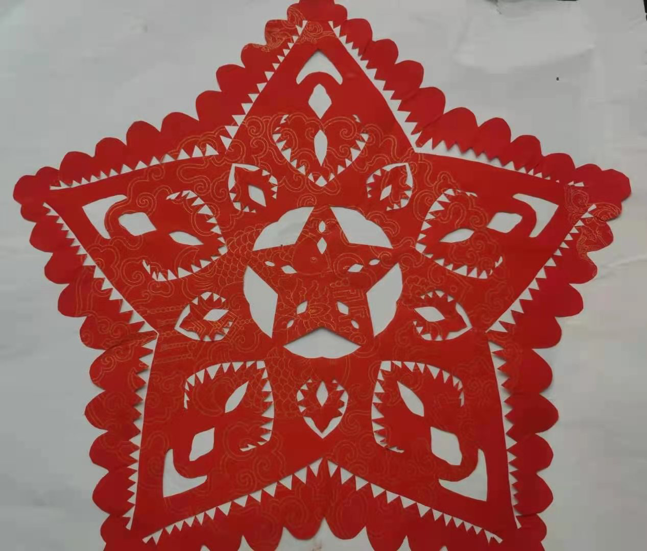 道德街 张爱华《我心向党》