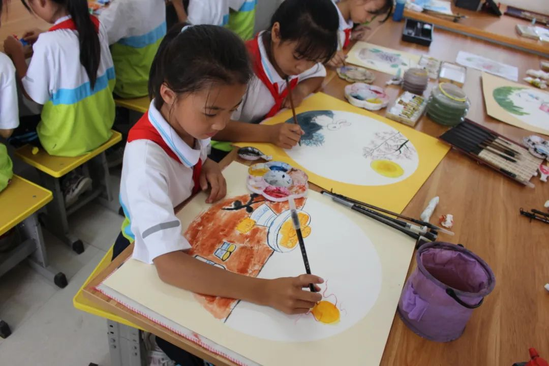 【莘县】古云镇：复兴少年宫 童心绘梦 强国有我绘画活动