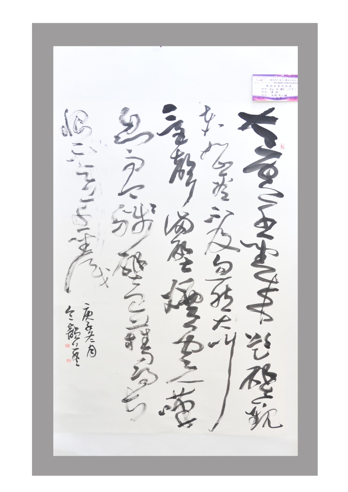 书法二等奖 孔令韵(广东)