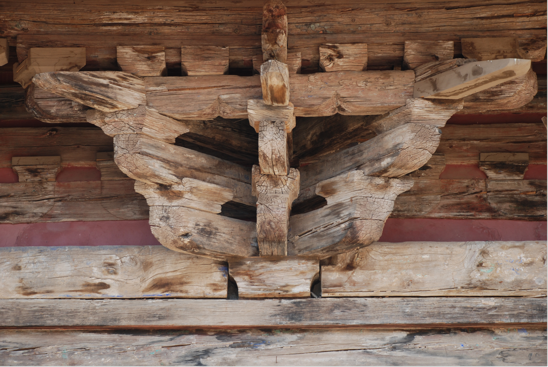 图片5延庆寺正殿斗拱 图片5延庆寺正殿斗拱