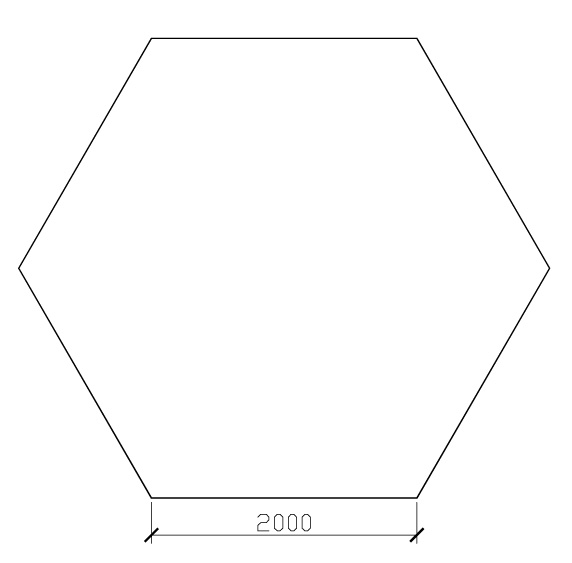 ( )用多边形命令绘制六角亭地面外轮廓,思考可以用哪几种方法?