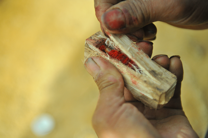 1、白彝祭祖“魂木棺”