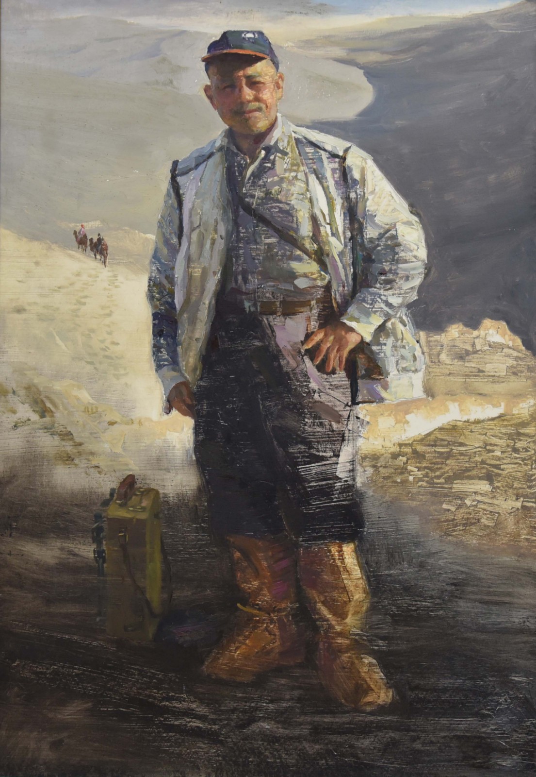 沙漠行_油画_2016