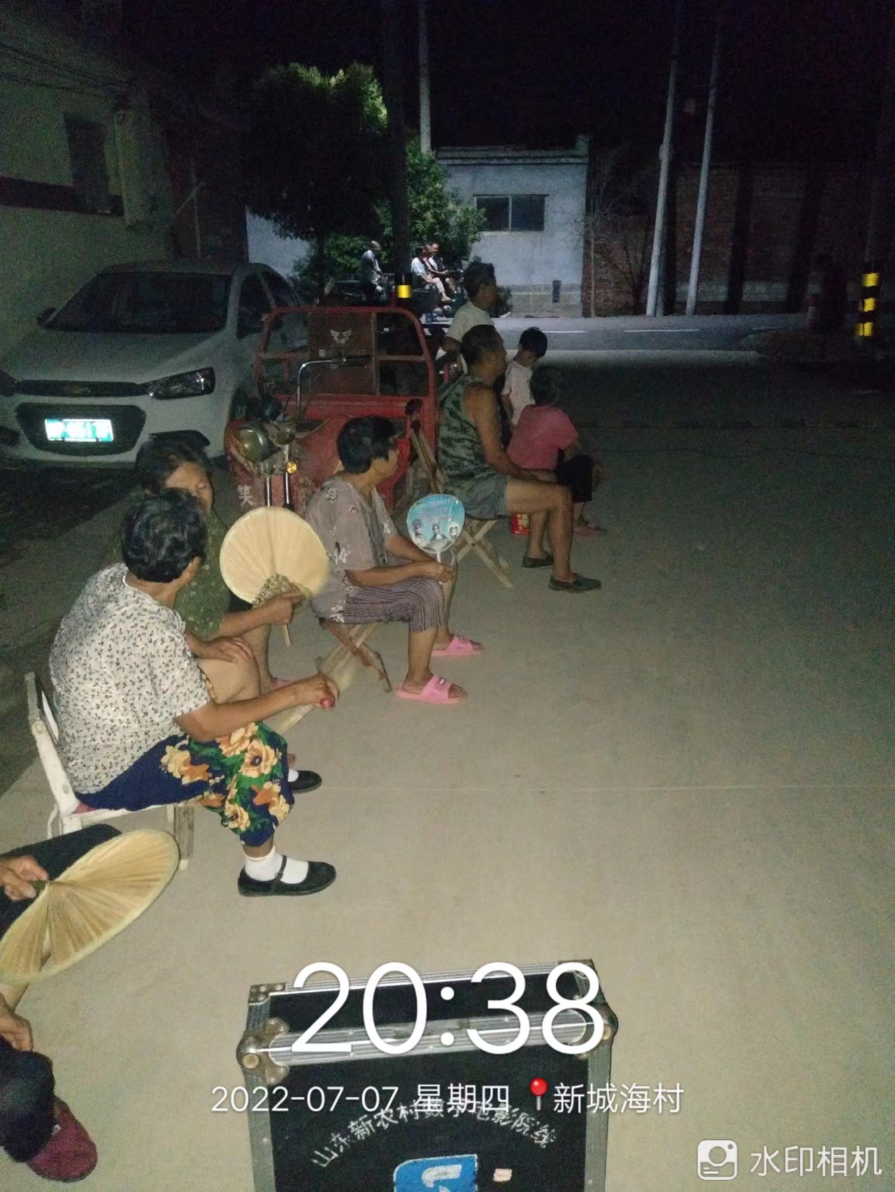 【度假区】度假区农村公益电影放映走进朱老庄镇新城海村