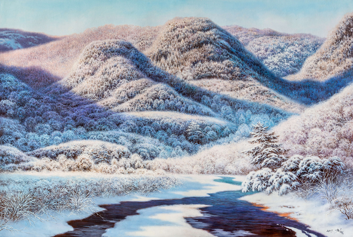 柳权赫 《雪后》 115X78 2017年.jpg?v=1746355274252