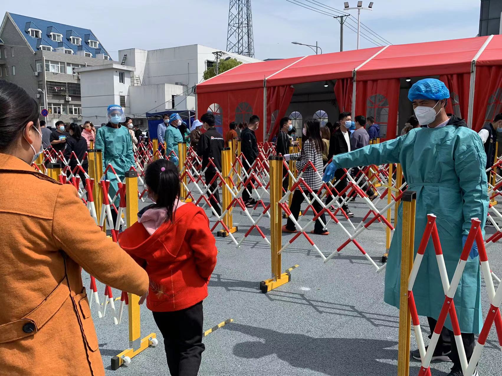 【沙溪镇岳王社区】四月第6次核酸检测志愿服务活动