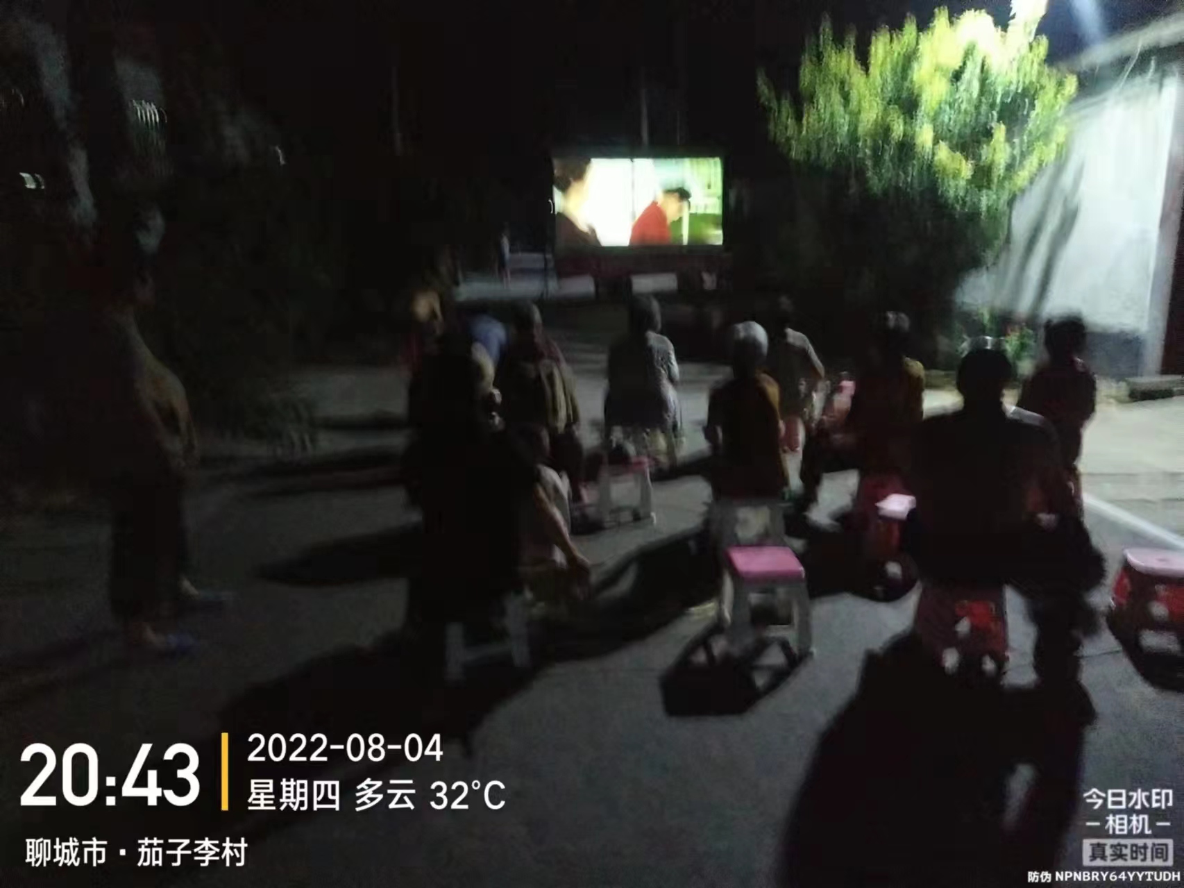 【度假区】度假区农村公益电影放映走进朱老庄镇茄子李村