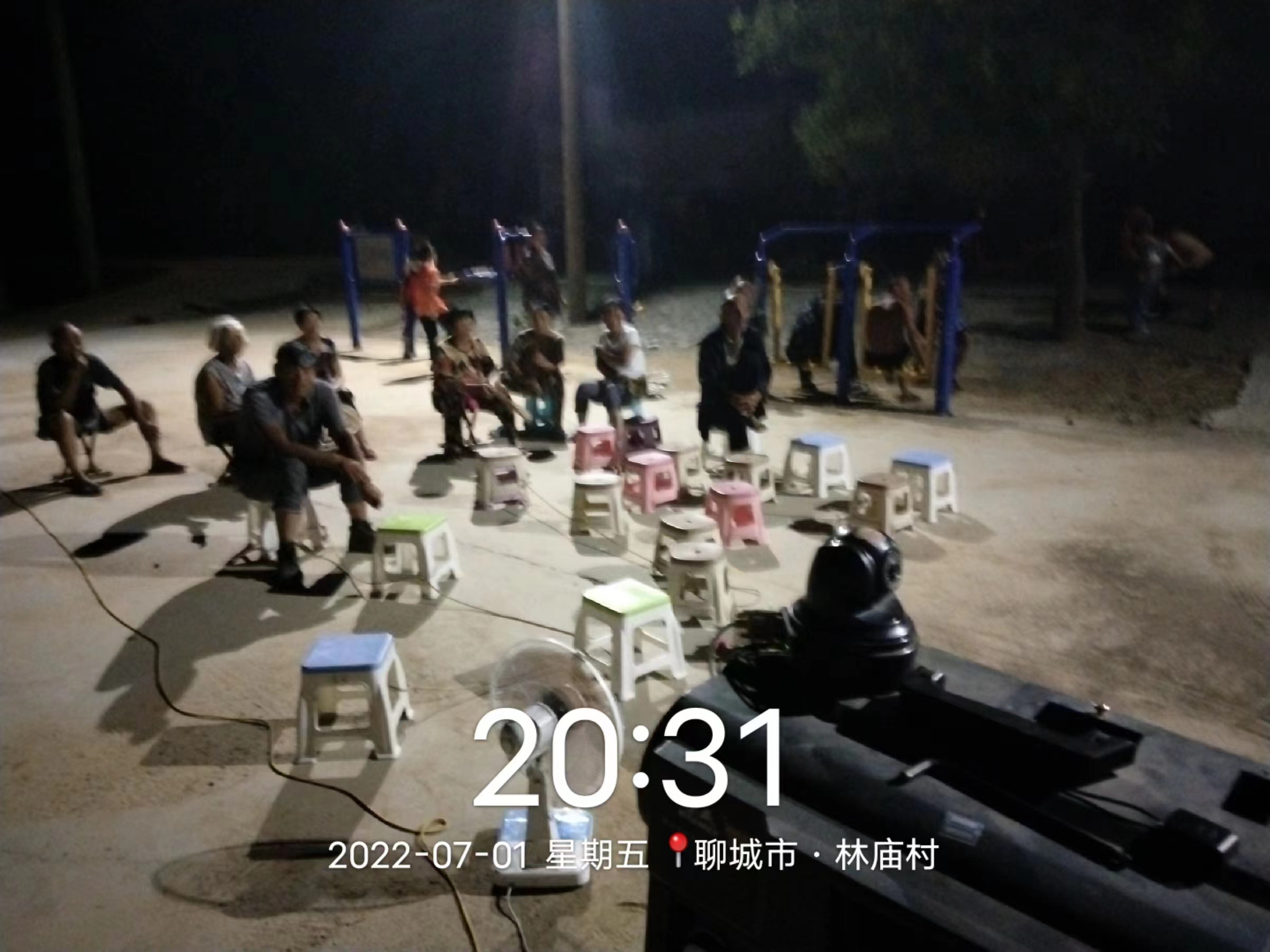 【度假区】度假区农村公益电影放映走进于集镇林庙村