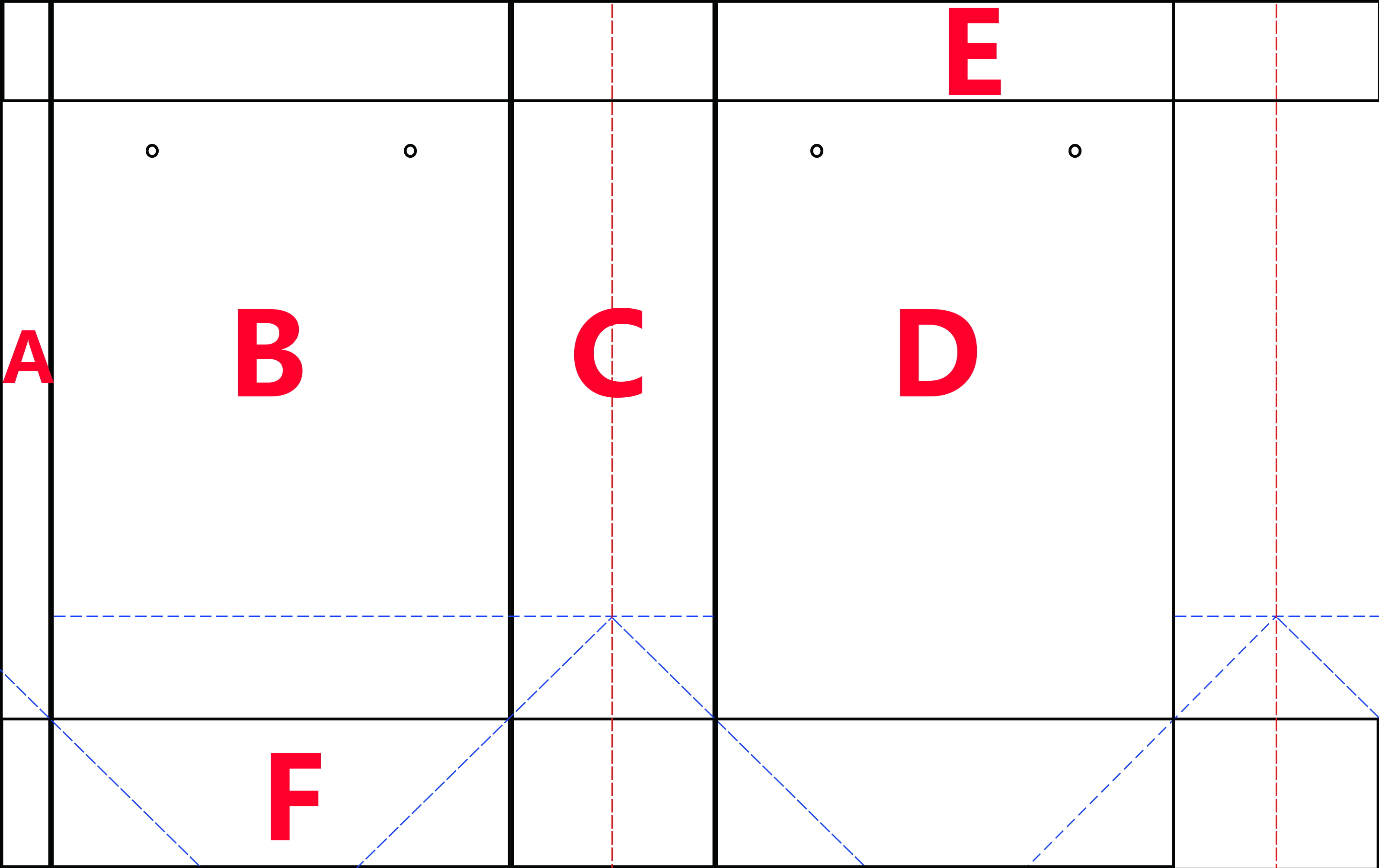 刀模展开图中英文字母"a"代表手提袋中哪个组成部分?