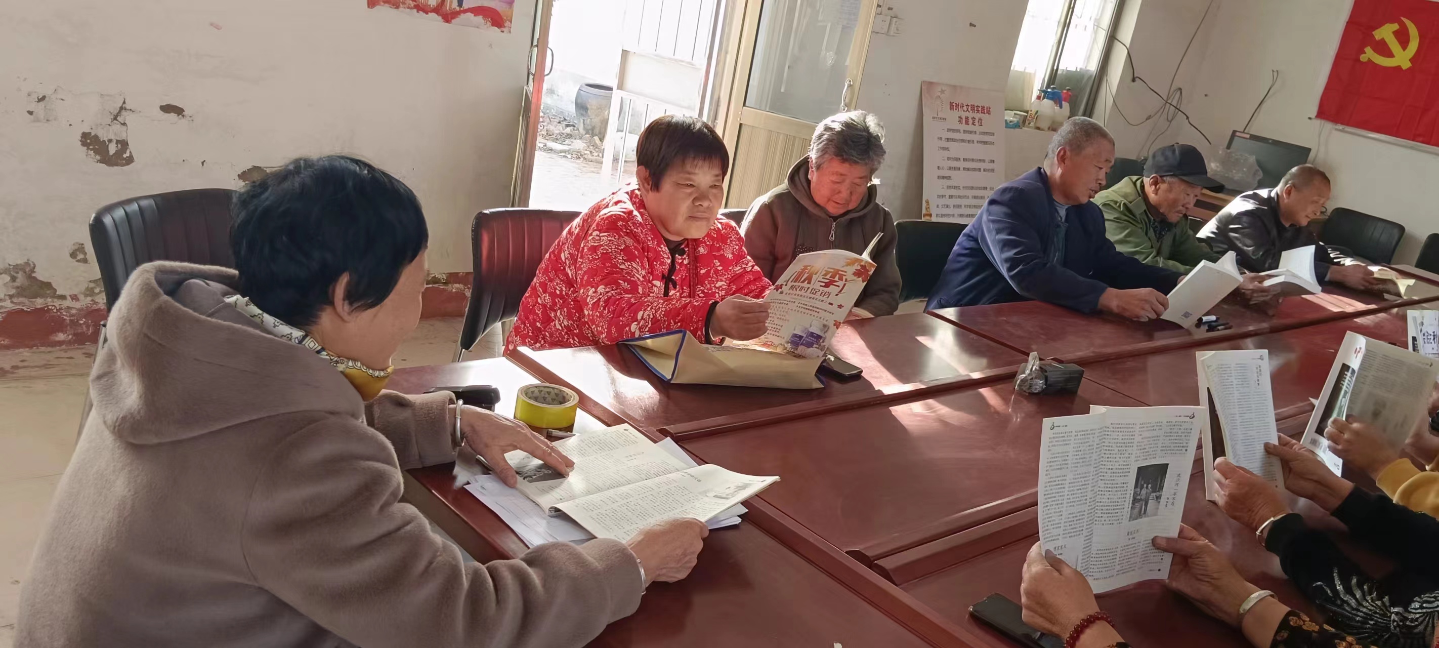 清平镇石庄村“深化全民阅读 建设书香聊城” 聊城市第二届全民阅读活动