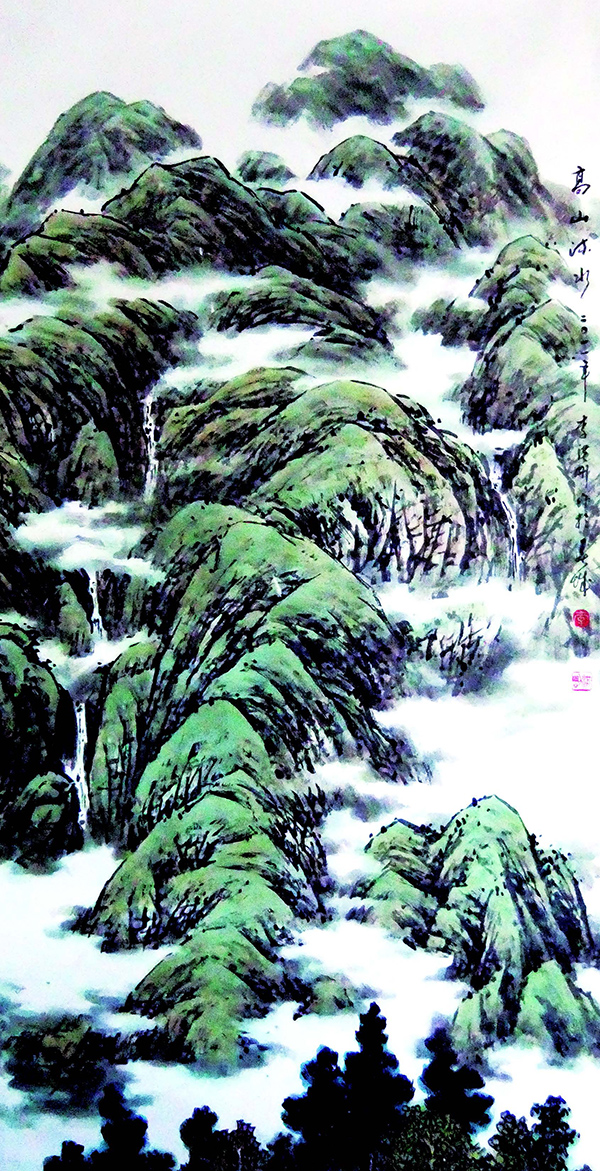 李洪刚-绘画作品《高山流水》.jpg