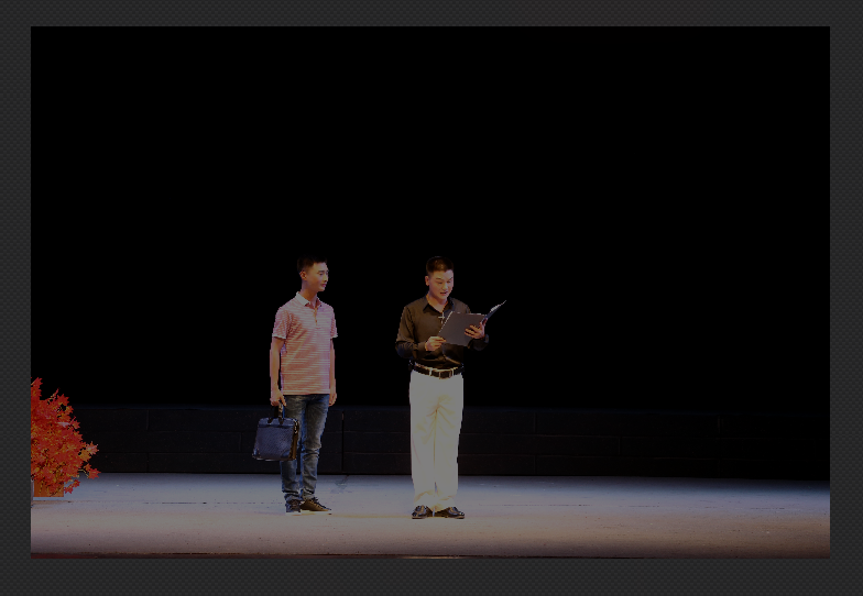 浠水楚剧团编排的廉政楚剧《深渊》摄影.徐水秋 (1)