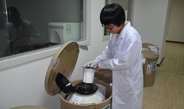 微量精子冷冻保存技术