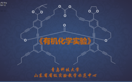 有机化学实验课程封面