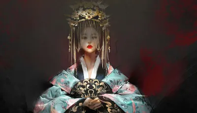 古风美人 古装 东方美学 华丽服饰 4K