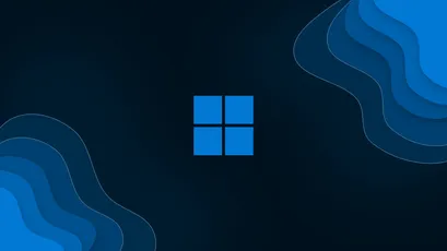 Windows 11 科技 现代 蓝色 4K