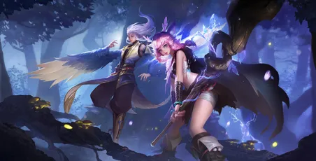 幻想森林中的冒险者 幻想风格 森林场景 角色扮演 8K