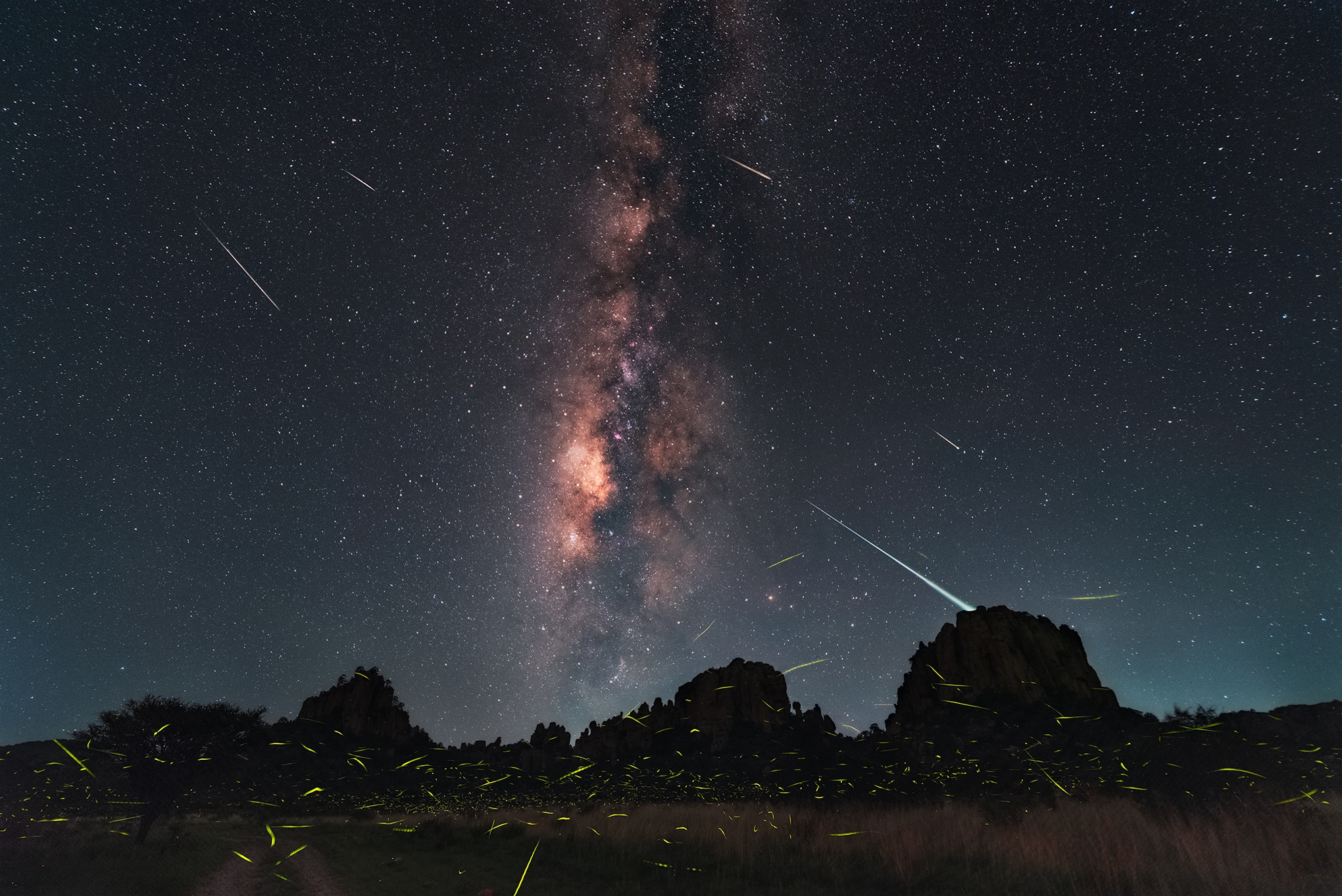 萤火虫、流星与银河系