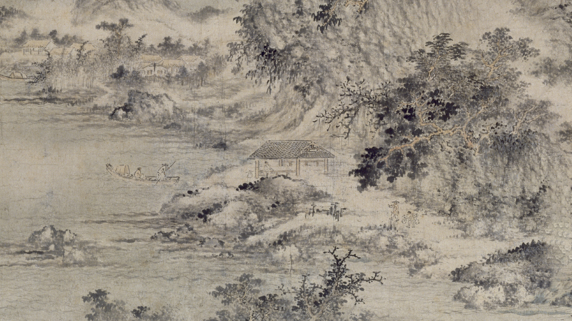 五代 董源夏山欲雨图卷