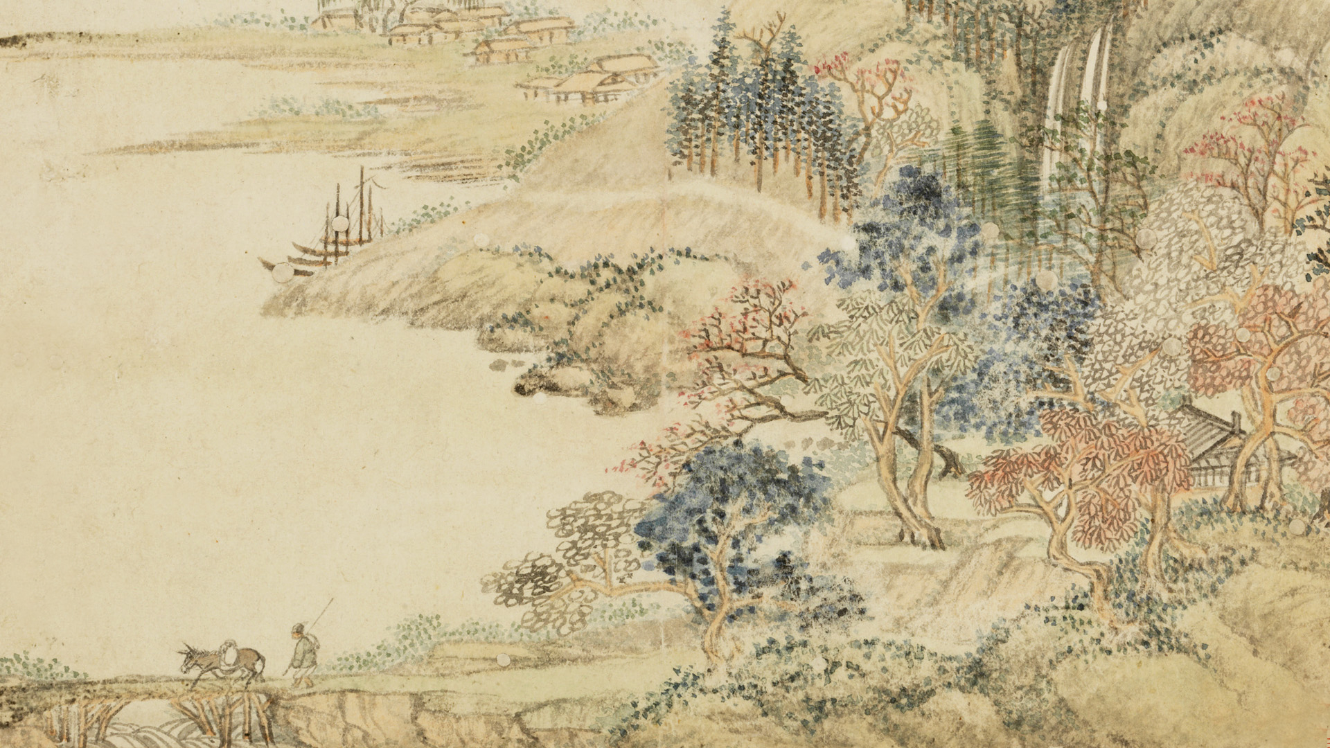 清 张柯秋景山水页