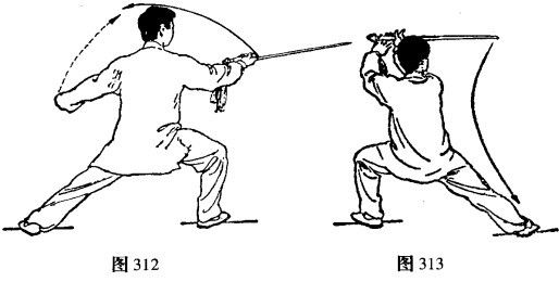 42式太极剑竞赛套路动作名称