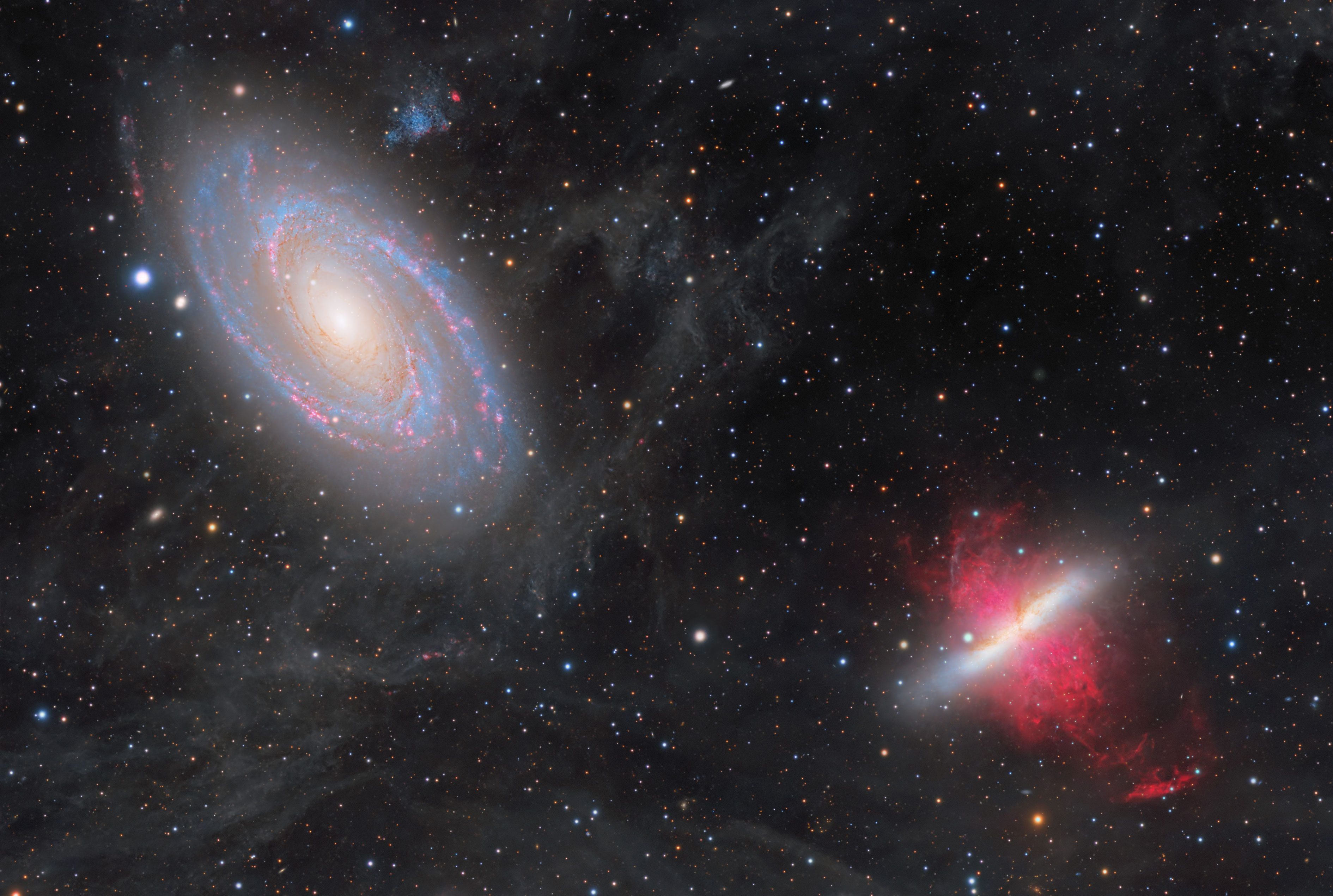 星系大战：M81对战M82