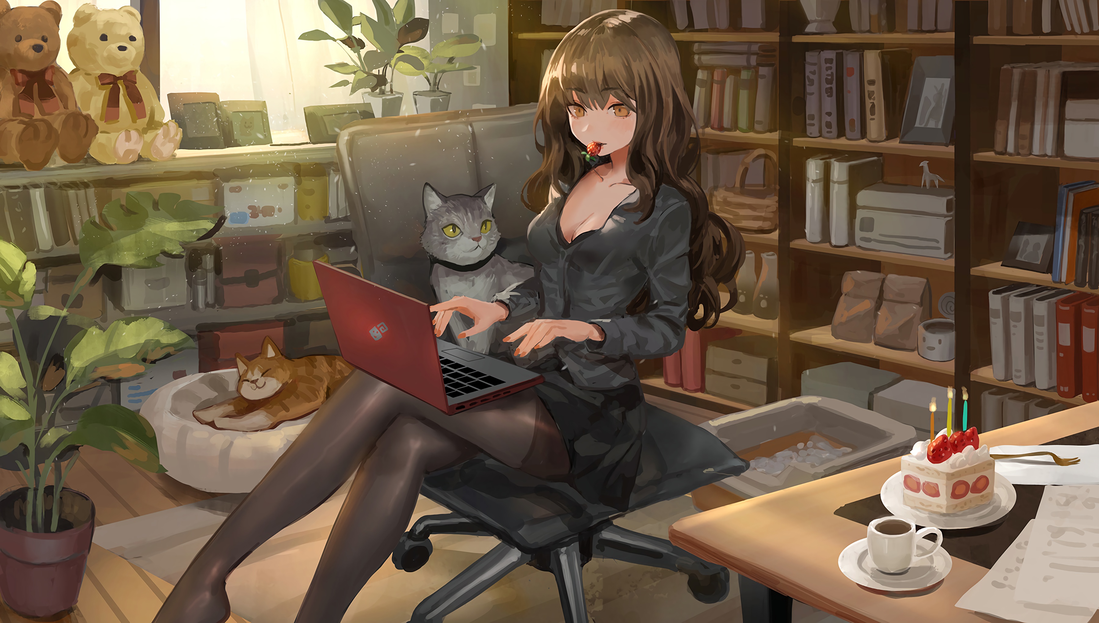 大屏专用电脑壁纸 清爽 素材 高清无水印素材 #14588