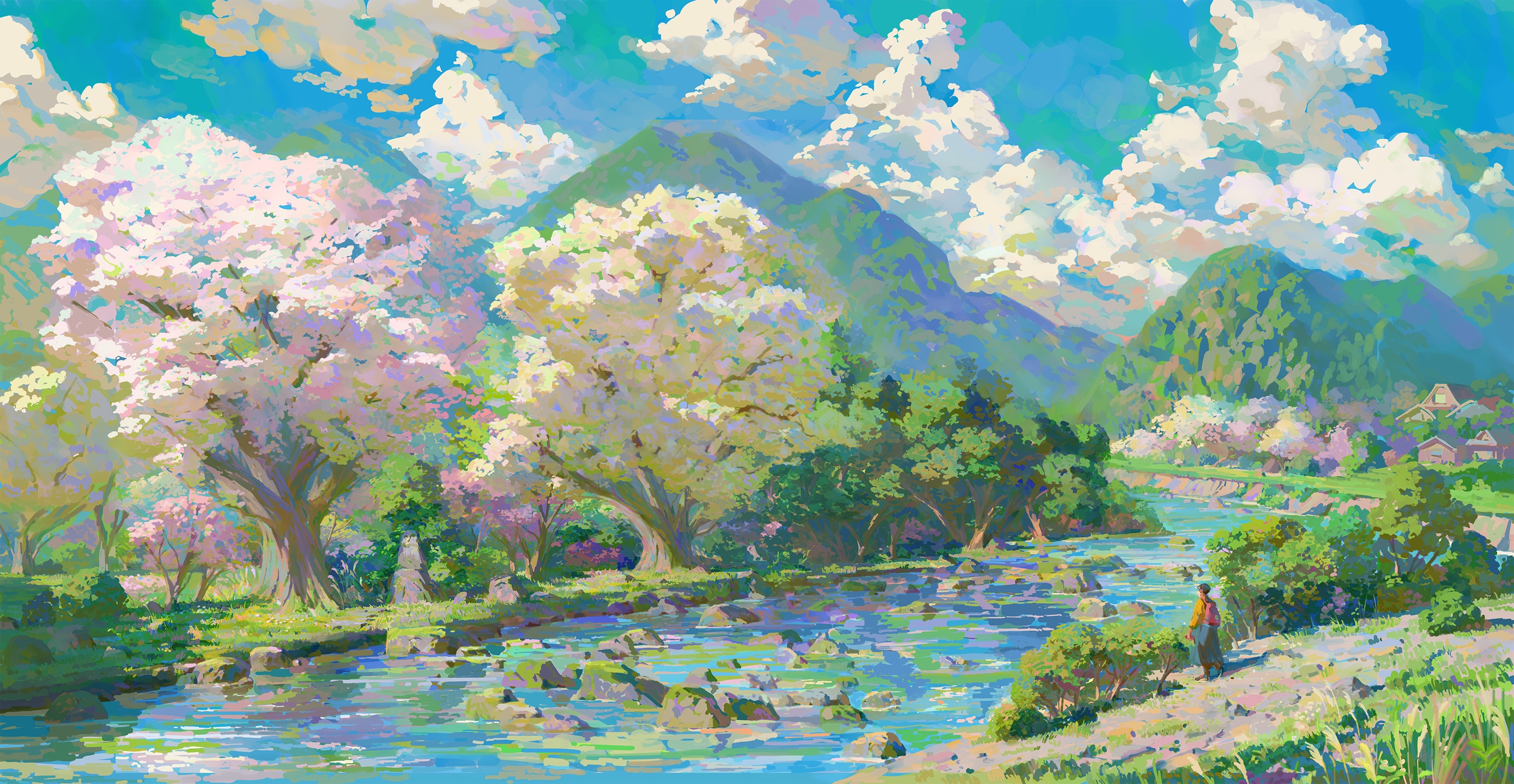 大屏专用电脑壁纸 全屏 背景 高清无水印素材 #10047