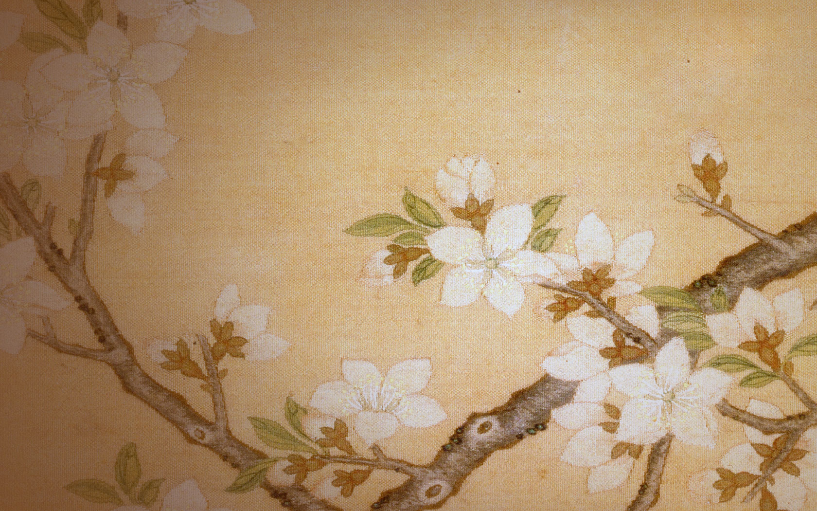 清·缂丝乾隆御制诗花卉图册