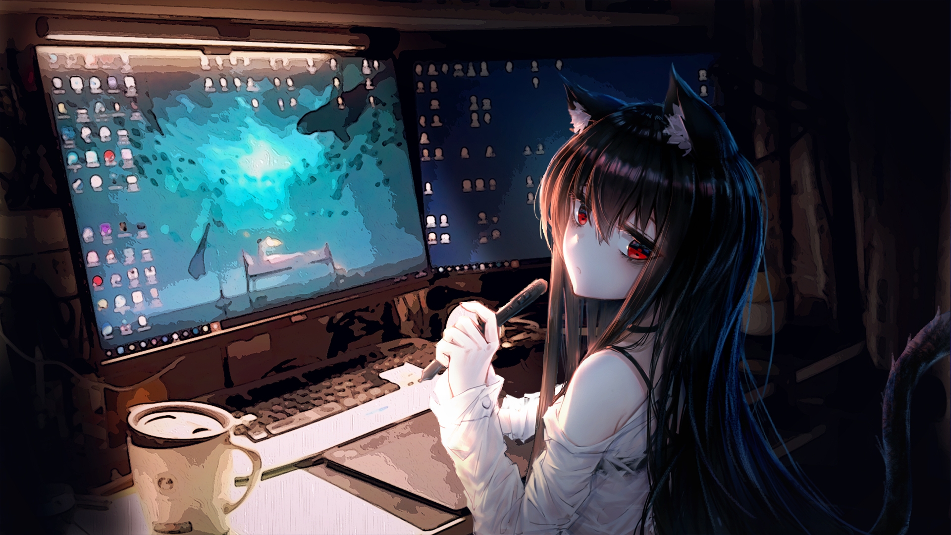 电脑桌面美化壁纸 精美 美化图 大屏桌面适配 #9477