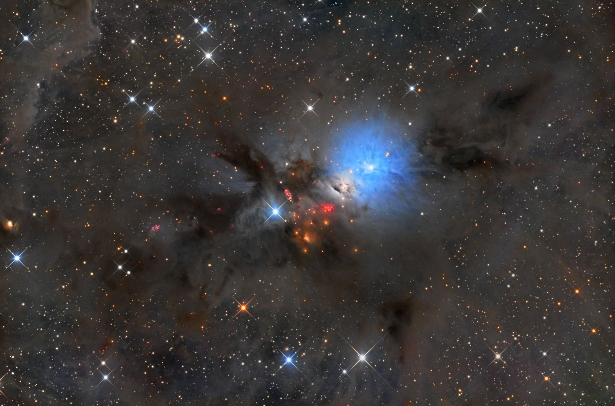 NGC 1333：英仙座的恒星孕育场