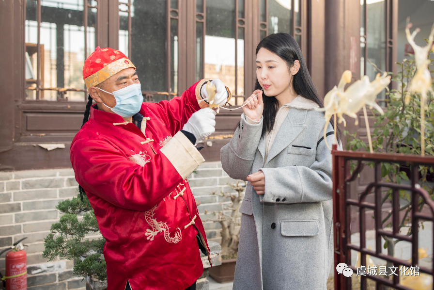 河南虞城：非物质文化遗产“吹糖人儿”