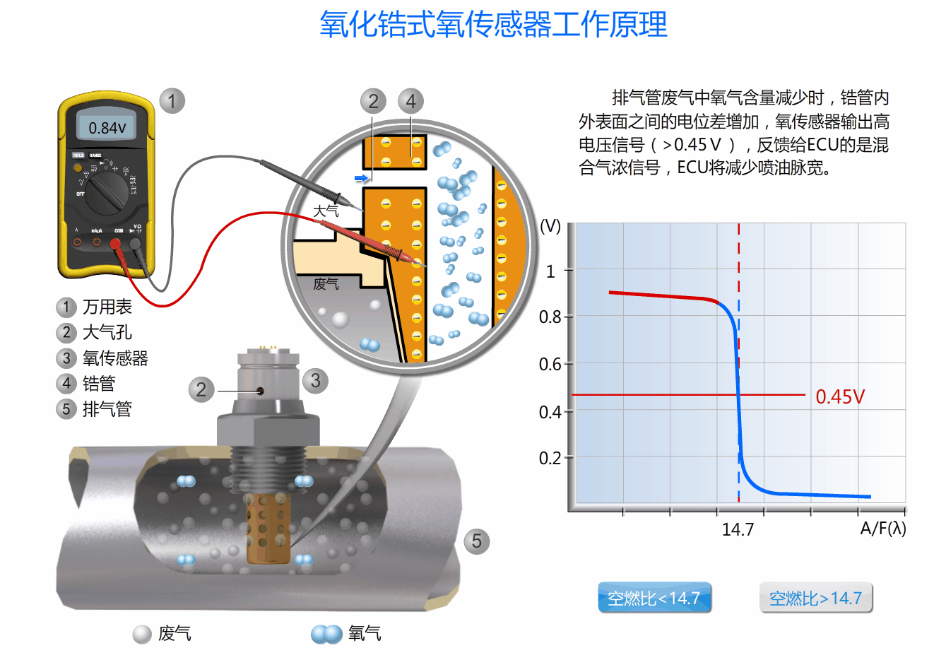 氧化锆式氧传感器工作原理.gif